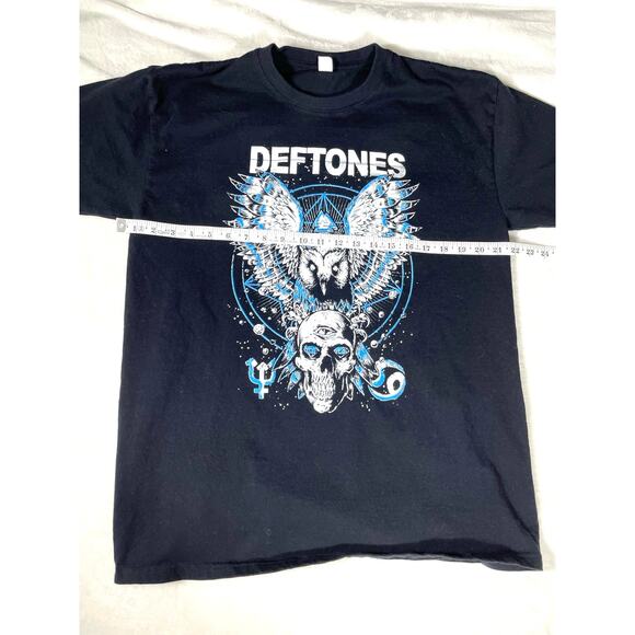 Deftones 2025 North America Tour Tee Black Graphic L - Picture 3 of 7